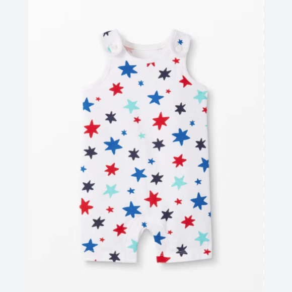 HANNA ANDERSSON KIDS BABY INFANT FOURTH OF JULY ONESIE AMERICAN 3T SLEEVELESS - Picture 1 of 5